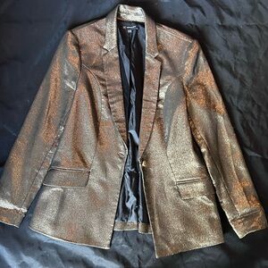 Bronze Gold Shimmer Blazer